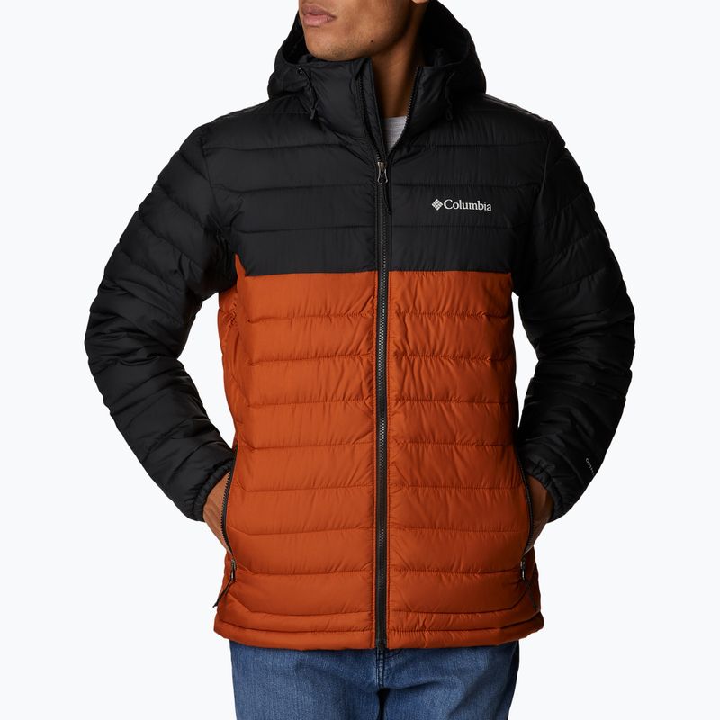 Пуховик чоловічий Columbia Powder Lite Hooded warm copper/black 6