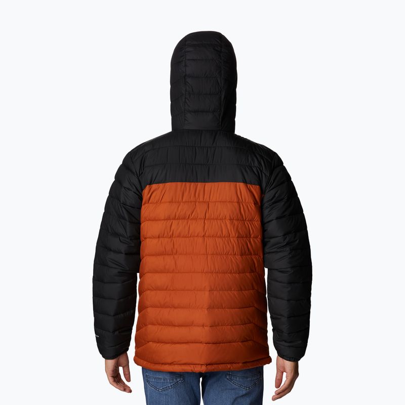 Пуховик чоловічий Columbia Powder Lite Hooded warm copper/black 8