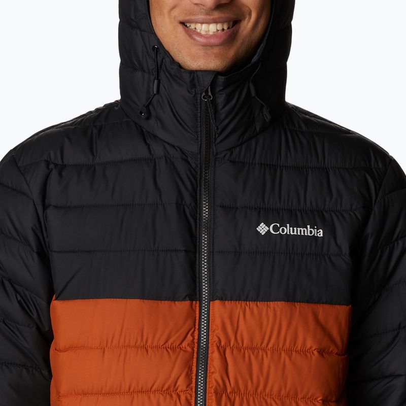 Пуховик чоловічий Columbia Powder Lite Hooded warm copper/black 10
