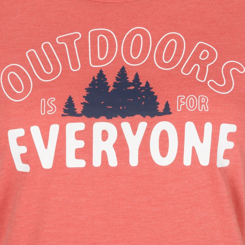 Футболка трекінгова жіноча Columbia Daisy Days Graphic dark coral heather/seek outdoors 9