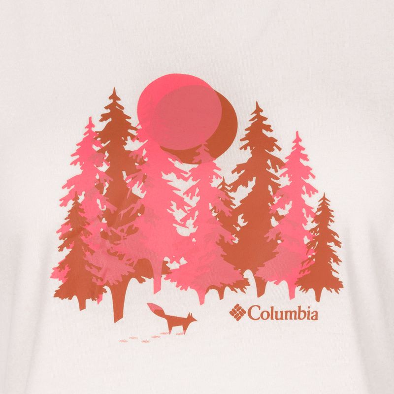 Футболка трекінгова жіноча Columbia Daisy Days Graphic chalk/thru the pines 9