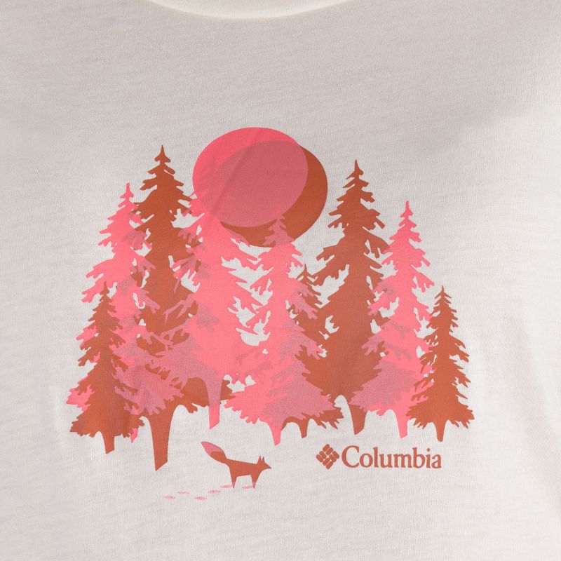 Футболка трекінгова жіноча Columbia Daisy Days Graphic chalk/thru the pines 4