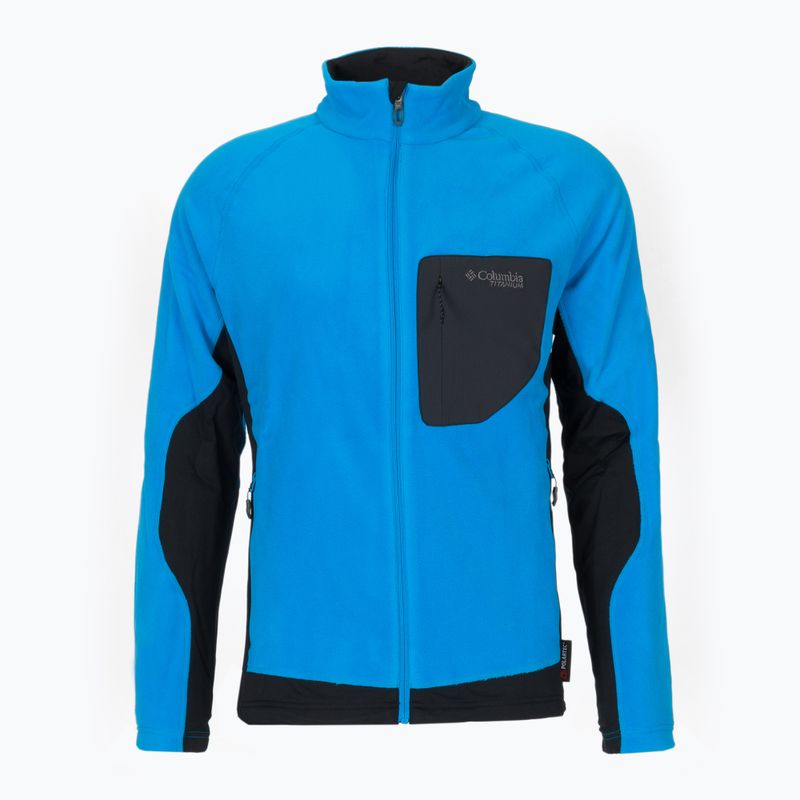 Кофта трекінгова чоловіча Columbia Titan Pass 2.0 II compass blue/black 9