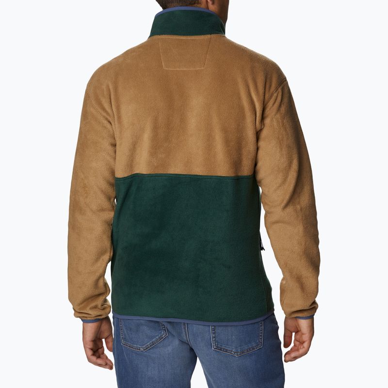 Кофта трекінгова чоловіча Columbia Back Bowl Full Zip delta/spruce/dark mountain 3