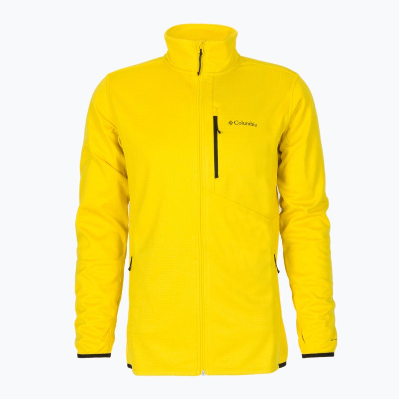 Кофта трекінгова чоловіча Columbia Park View FZ laser lemon heather 6