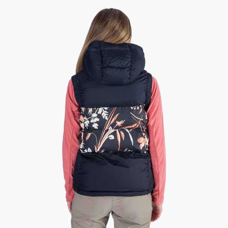 Безрукавка трекінгова жіноча Columbia Pike Lake II Insulated black/black fallgrass print 3