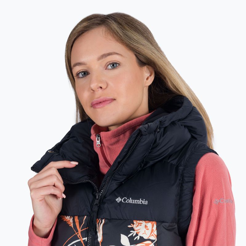 Безрукавка трекінгова жіноча Columbia Pike Lake II Insulated black/black fallgrass print 4