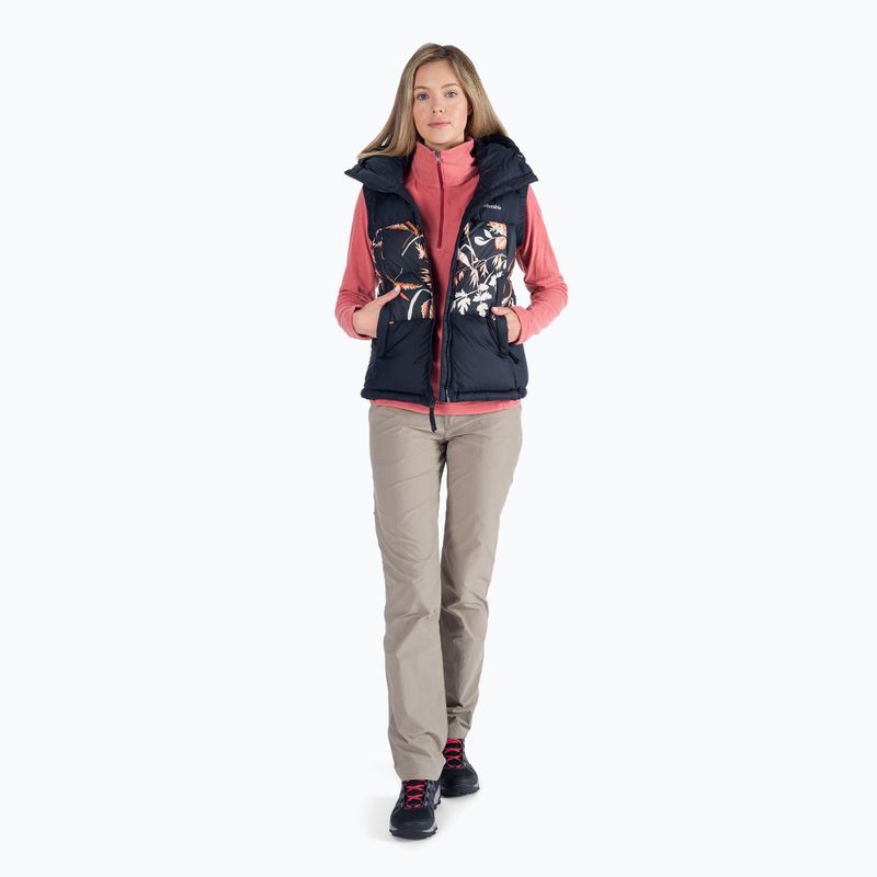 Безрукавка трекінгова жіноча Columbia Pike Lake II Insulated black/black fallgrass print 7