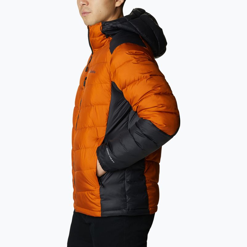 Пуховик чоловічий Columbia Labyrinth Loop Hooded warm copper/black 2