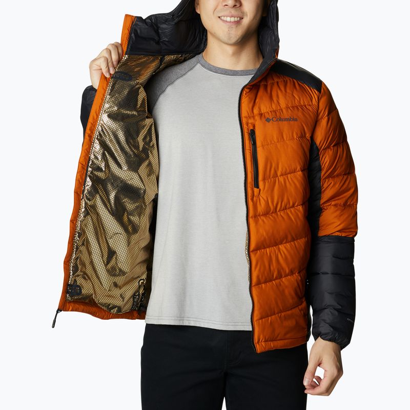 Пуховик чоловічий Columbia Labyrinth Loop Hooded warm copper/black 4