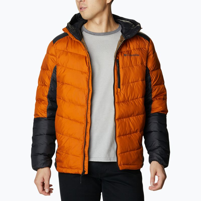 Пуховик чоловічий Columbia Labyrinth Loop Hooded warm copper/black 5