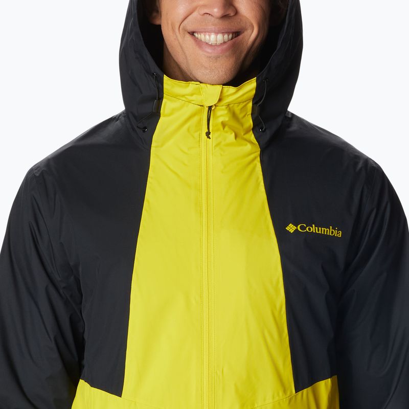 Куртка дощовик чоловіча Columbia Inner Limits II laser lemon/black 4