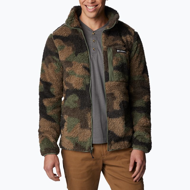 Кофта трекінгова чоловіча Columbia Winter Pass Print Fleece cypress mod camo 3