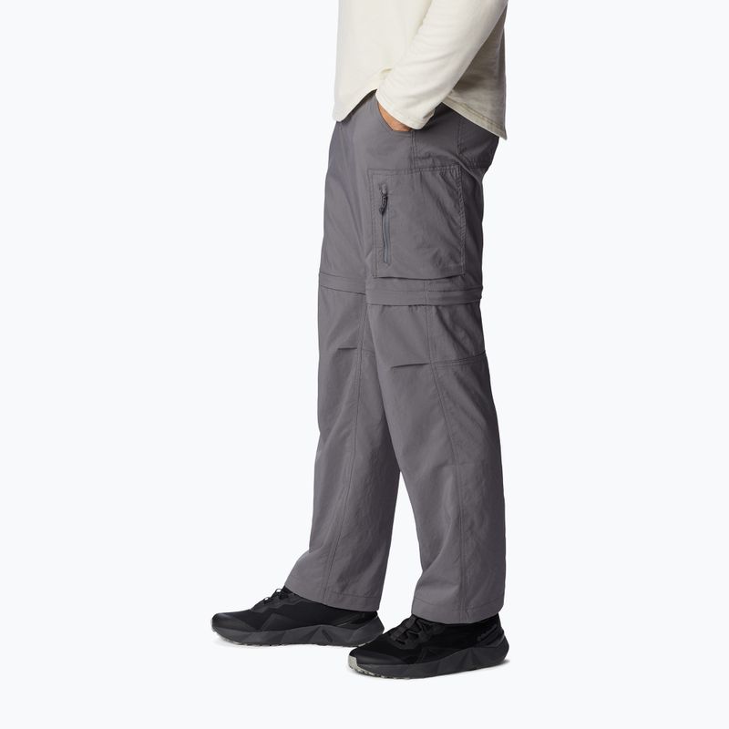 Штани трекінгові чоловічі Columbia Silver Ridge Utility Convertible city grey 4