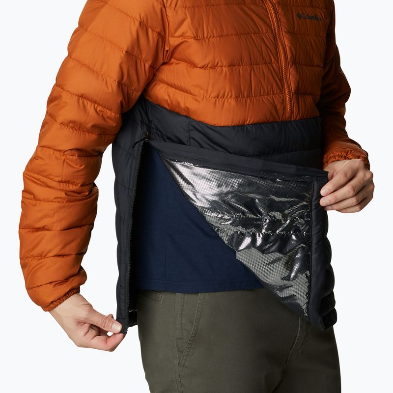 Пуховик чоловічий Columbia Powder Lite Anorak warm copper/black 10