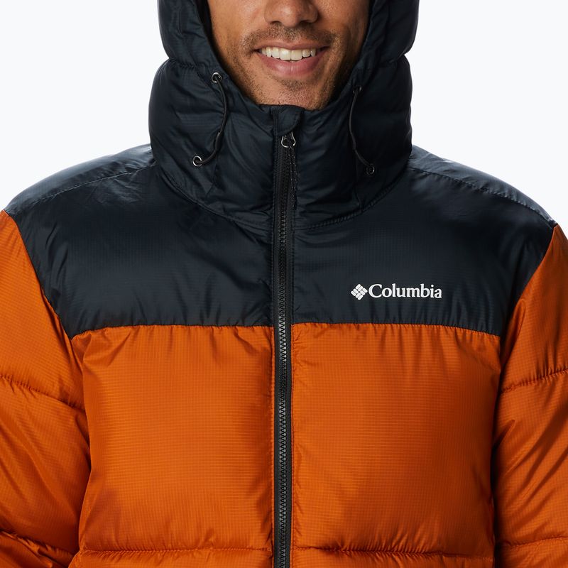Пуховик чоловічий Columbia Puffect Hooded warm copper/black 6