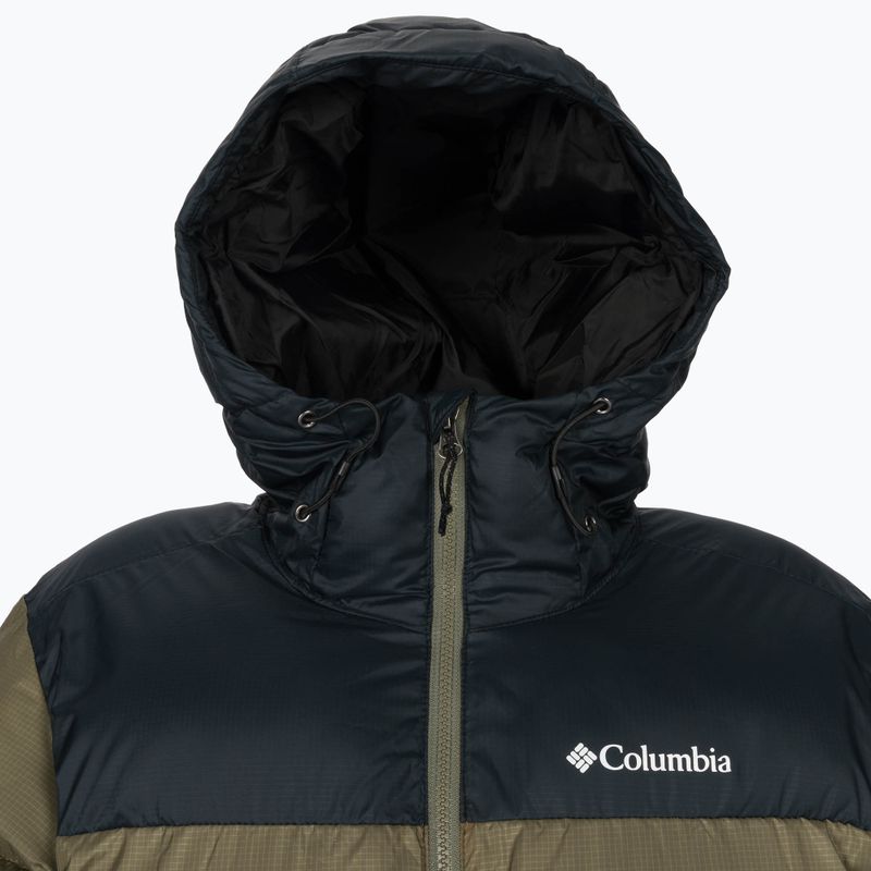 Пуховик чоловічий Columbia Puffect Hooded stone green/black 10