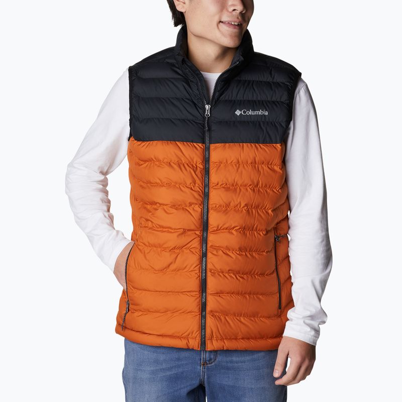 Безрукавка трекінгова чоловіча Columbia Powder Lite warm copper/black