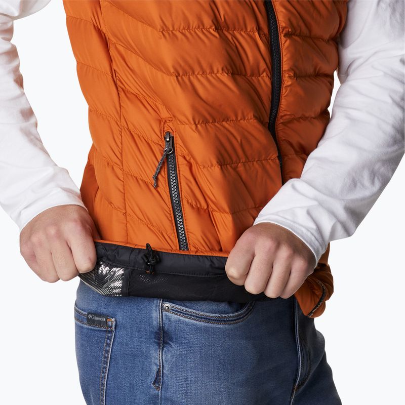 Безрукавка трекінгова чоловіча Columbia Powder Lite warm copper/black 6