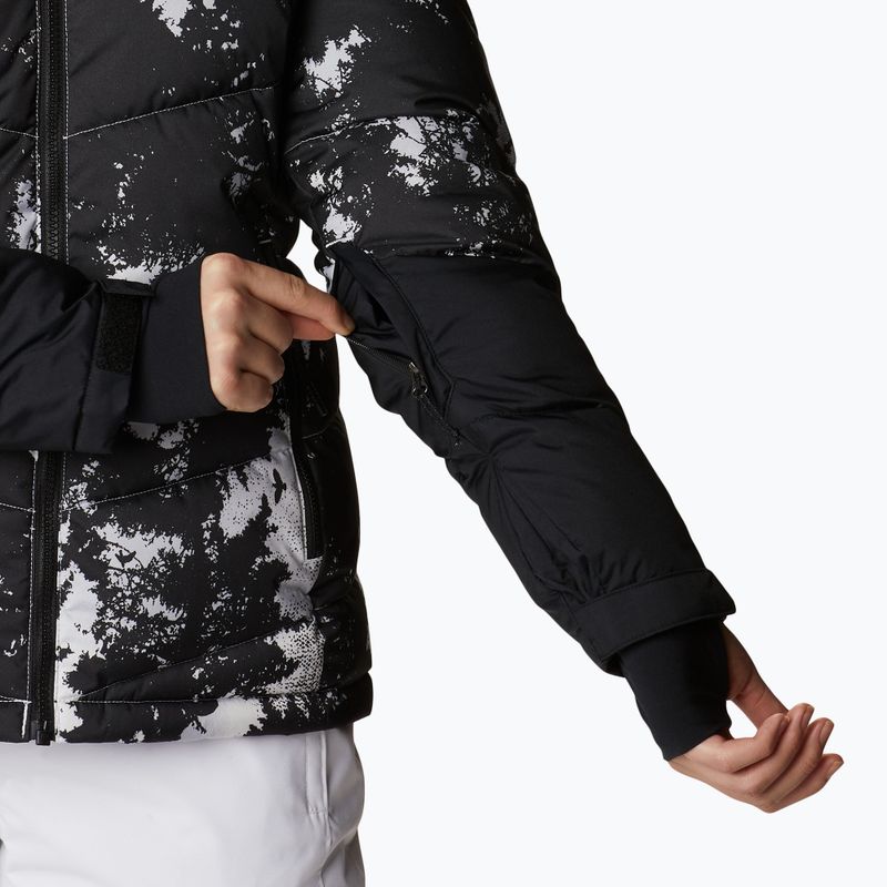 Куртка лижна жіноча Columbia Abbott Peak Insulated white lookup print/black/white 6