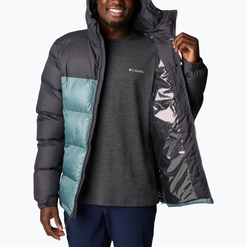 Пуховик чоловічий Columbia Pike Lake Hooded metal shiny/shark 4