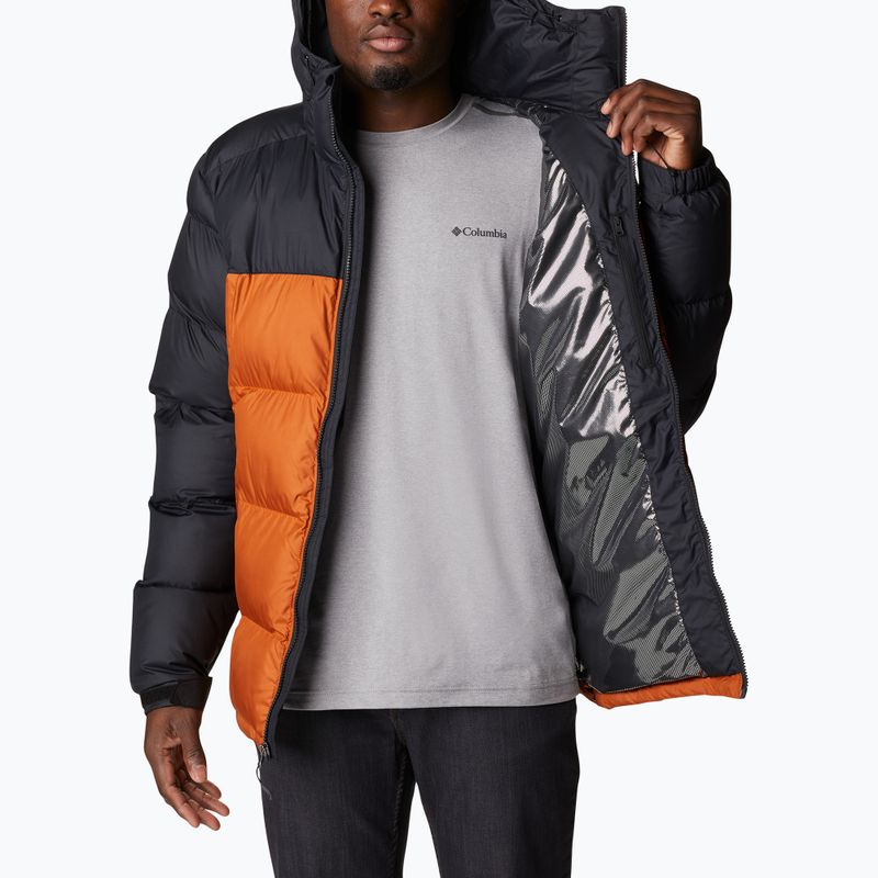 Пуховик чоловічий Columbia Pike Lake Hooded warm copper/black 4
