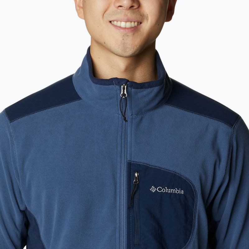 Кофта трекінгова чоловіча Columbia Klamath Range Full Zip dark mountain/collegiate navy 4