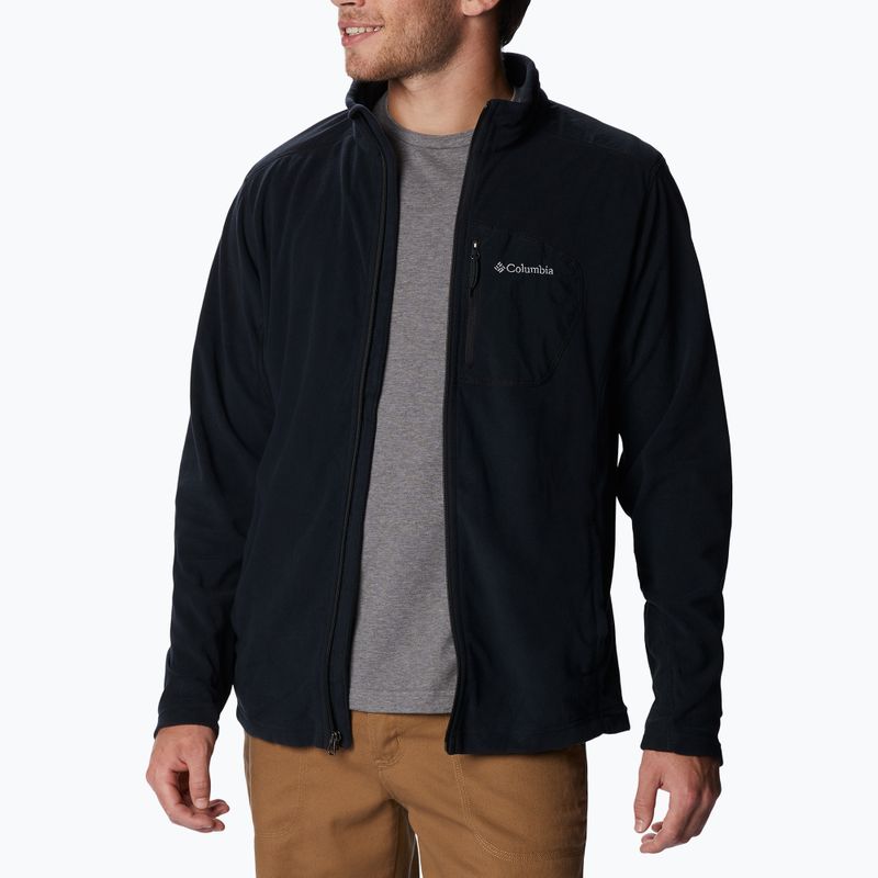 Кофта трекінгова чоловіча Columbia Klamath Range Full Zip black 5