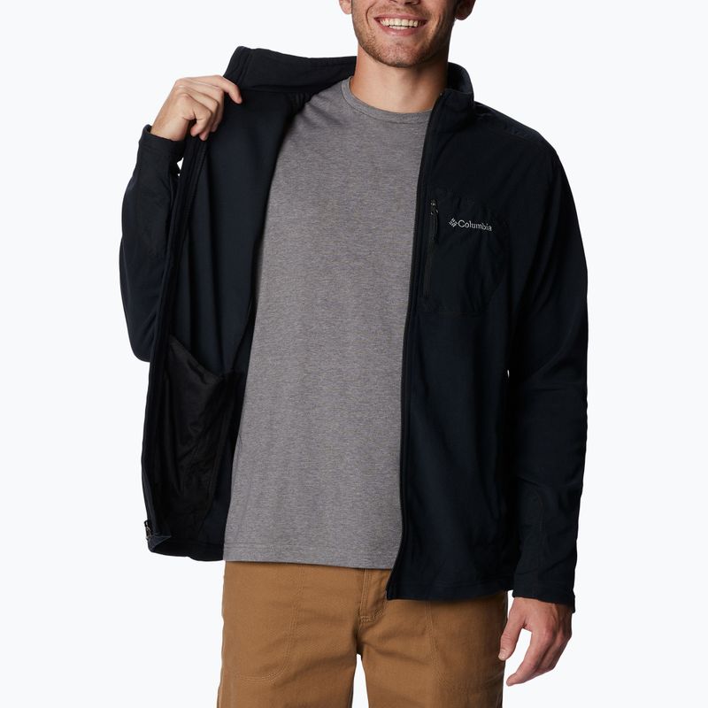 Кофта трекінгова чоловіча Columbia Klamath Range Full Zip black 6