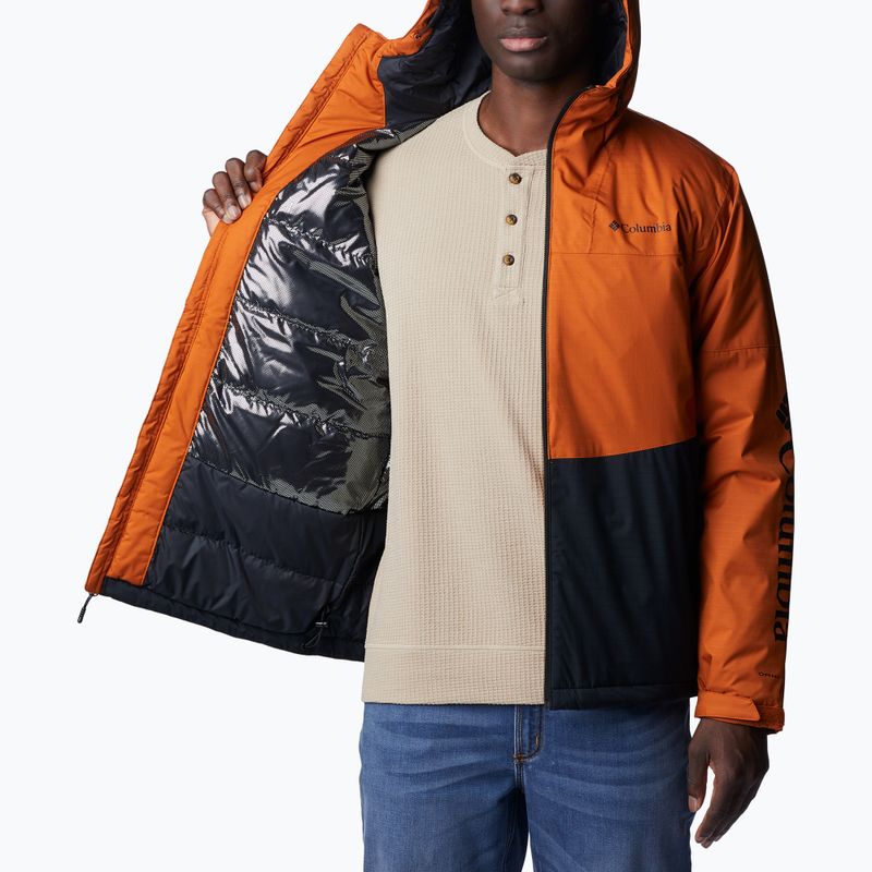 Куртка зимова чоловіча Columbia Point Park Insulated warm copper/black 5