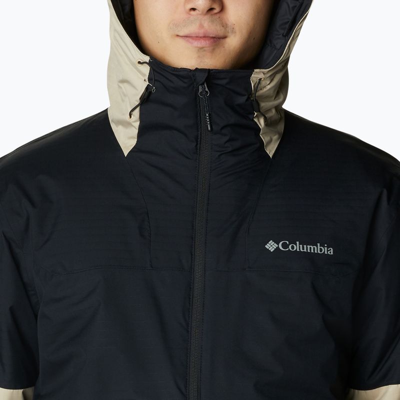 Куртка зимова чоловіча Columbia Point Park Insulated black/cordovan/ancient fossil 5