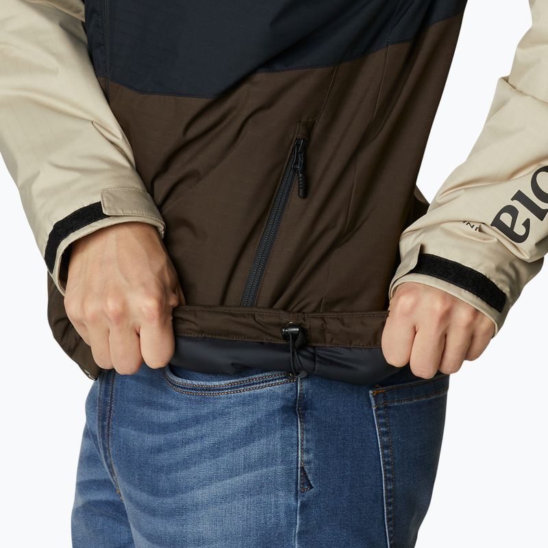 Куртка зимова чоловіча Columbia Point Park Insulated black/cordovan/ancient fossil 6