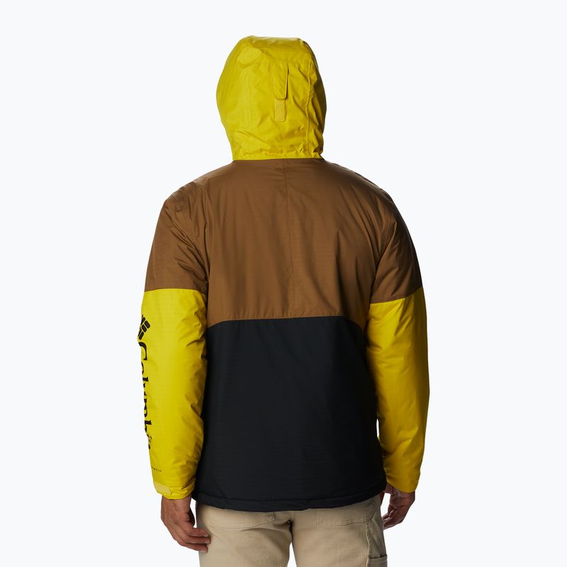 Куртка зимова чоловіча Columbia Point Park Insulated delta/black/laser lemon 2