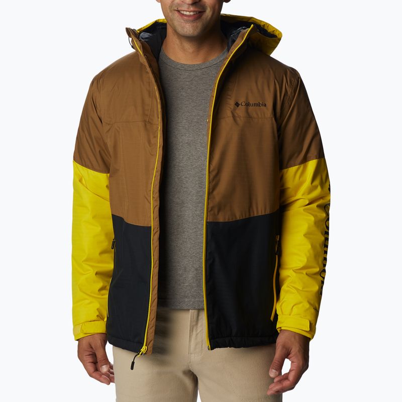 Куртка зимова чоловіча Columbia Point Park Insulated delta/black/laser lemon 3
