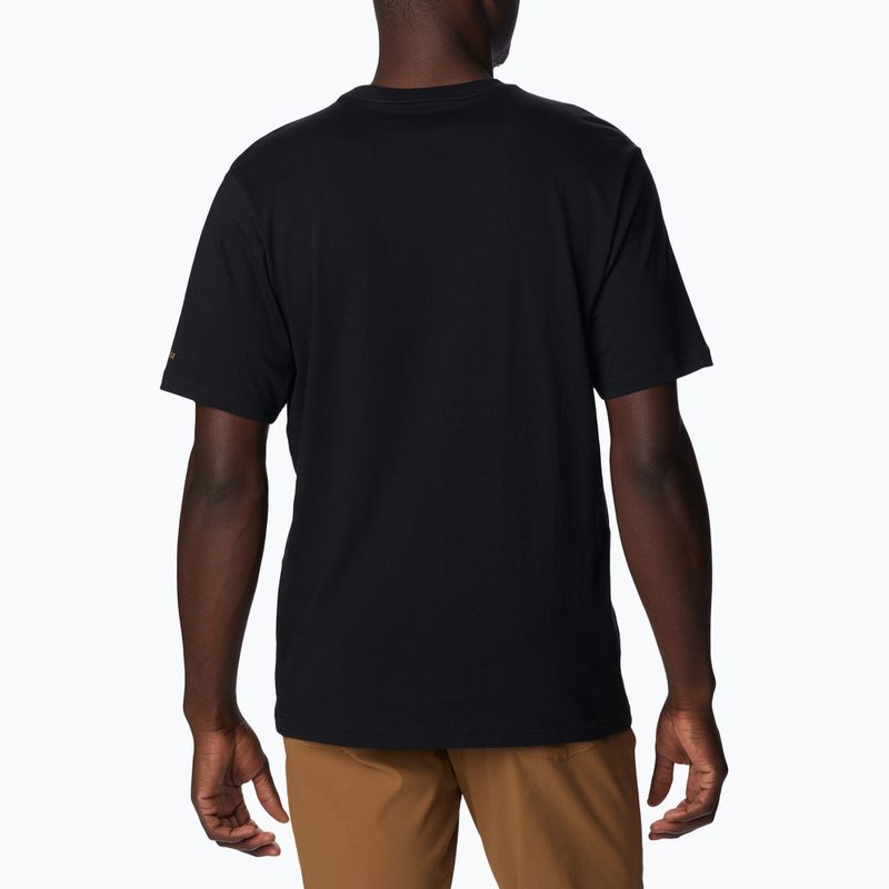 Футболка трекінгова чоловіча Columbia CSC Basic Logo black/csc stacked logo 2