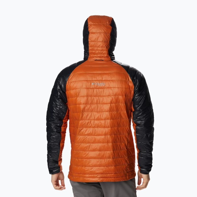 Пуховик чоловічий Columbia Platinum Peak Hooded warm copper/black 3