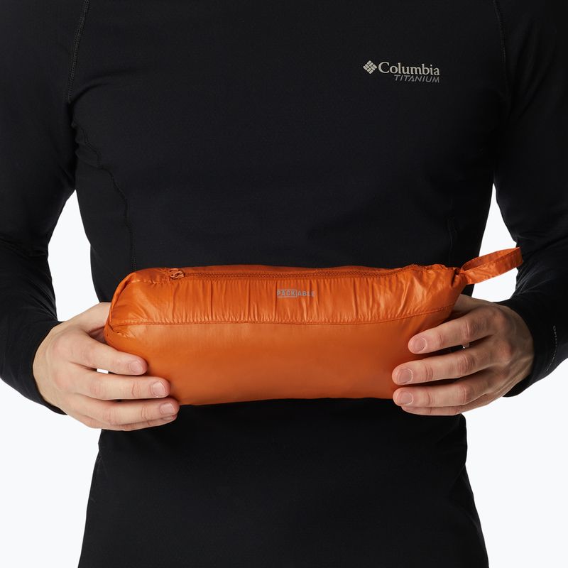 Пуховик чоловічий Columbia Platinum Peak Hooded warm copper/black 6