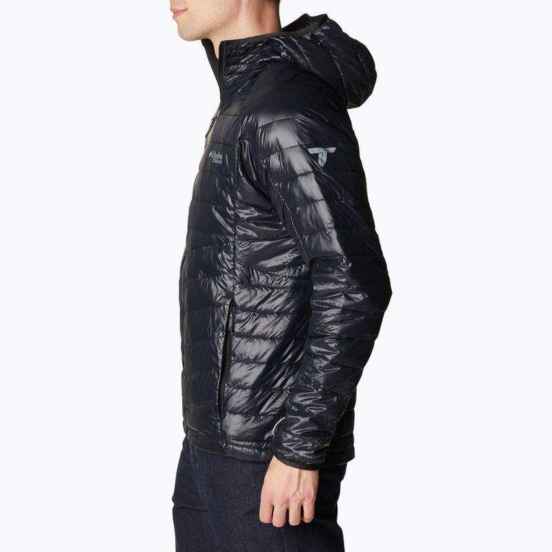 Пуховик чоловічий Columbia Platinum Peak Hooded black 2