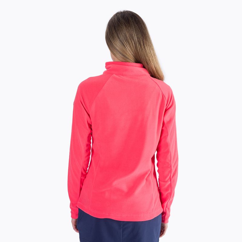 Кофта трекінгова жіноча Columbia Glacial IV 1/2 Zip blush pink 3