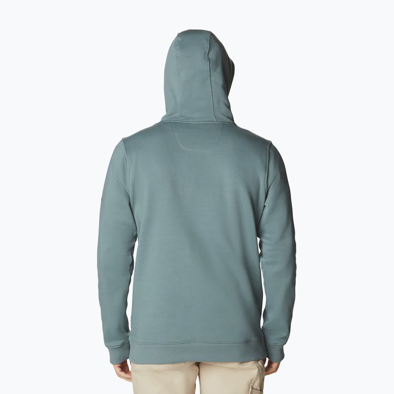 Кофта трекінгова чоловіча Columbia CSC Basic Logo II Hoodie metal/csc branded logo 2