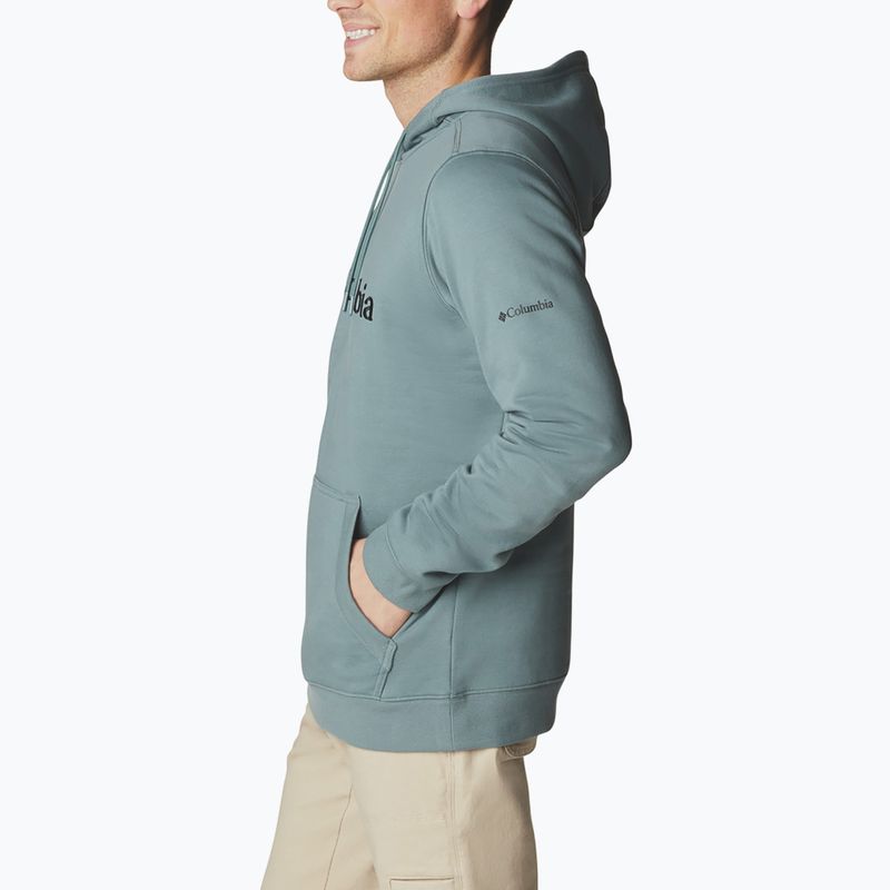 Кофта трекінгова чоловіча Columbia CSC Basic Logo II Hoodie metal/csc branded logo 3