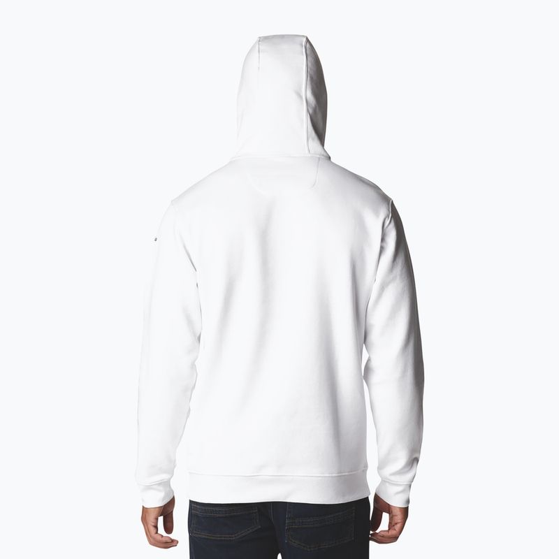 Кофта трекінгова чоловіча Columbia CSC Basic Logo II Hoodie white/csc branded logo 2
