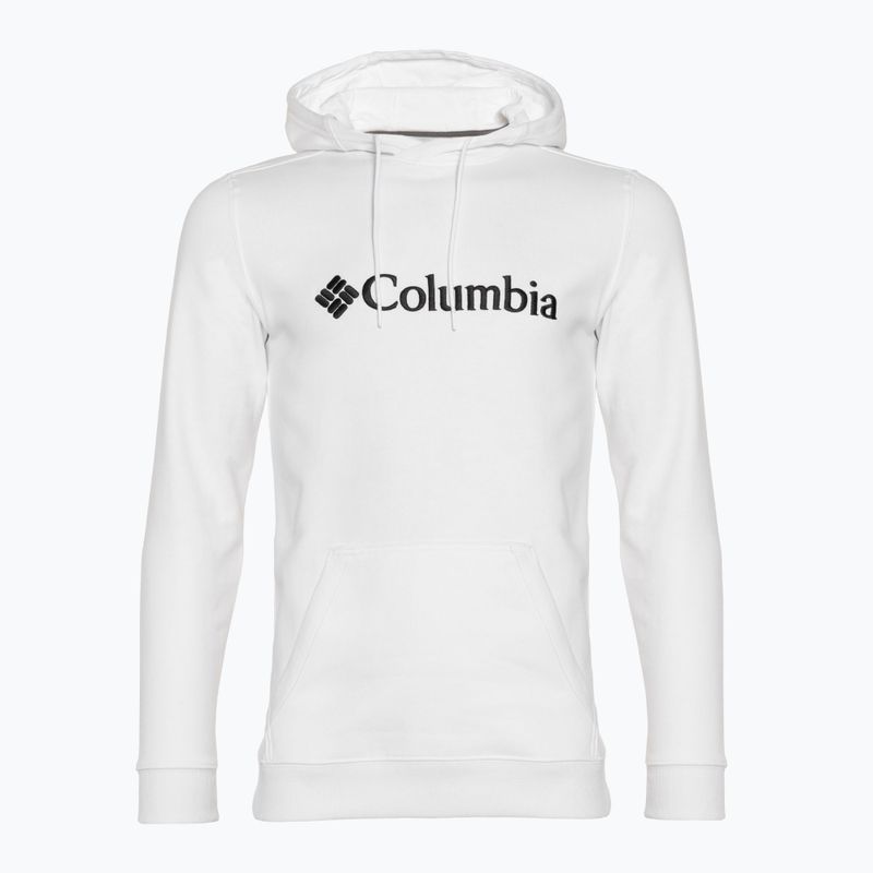 Кофта трекінгова чоловіча Columbia CSC Basic Logo II Hoodie white/csc branded logo 4