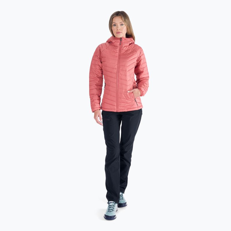 Пуховик жіночий Columbia Powder Lite Hooded dark coral 8