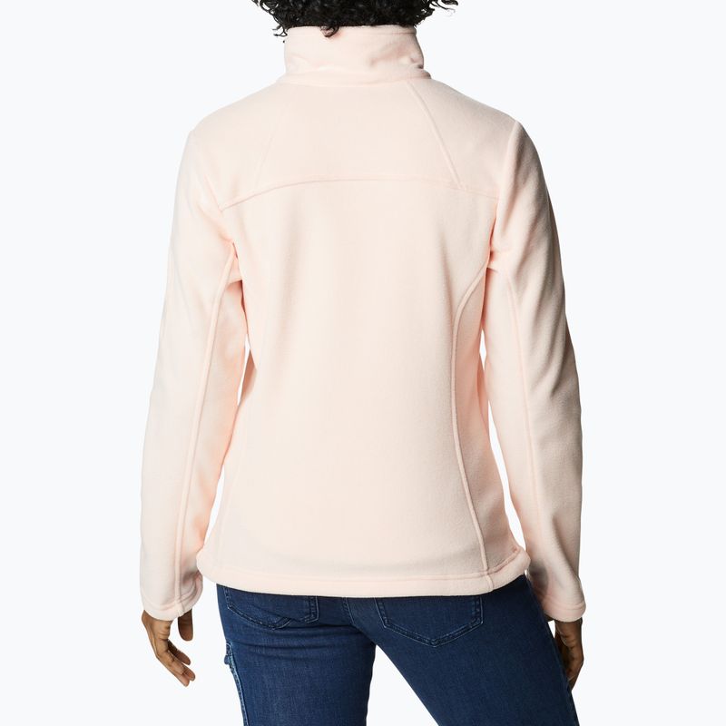 Кофта трекінгова жіноча Columbia Fast Trek II peach blossom 5