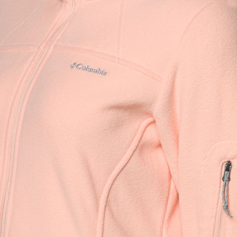 Кофта трекінгова жіноча Columbia Fast Trek II peach blossom 3