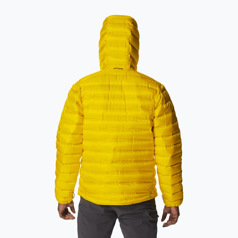 Пуховик чоловічий Columbia Pebble Peak Down Hooded laser lemon 2