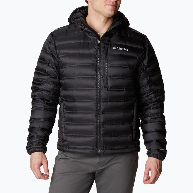 Пуховик чоловічий Columbia Pebble Peak Down Hooded black