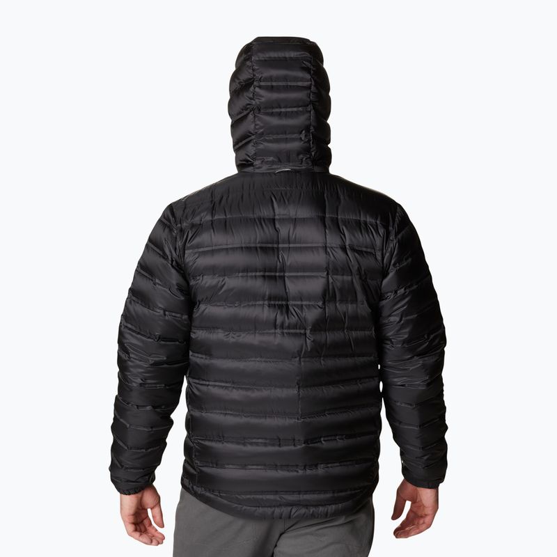 Пуховик чоловічий Columbia Pebble Peak Down Hooded black 3