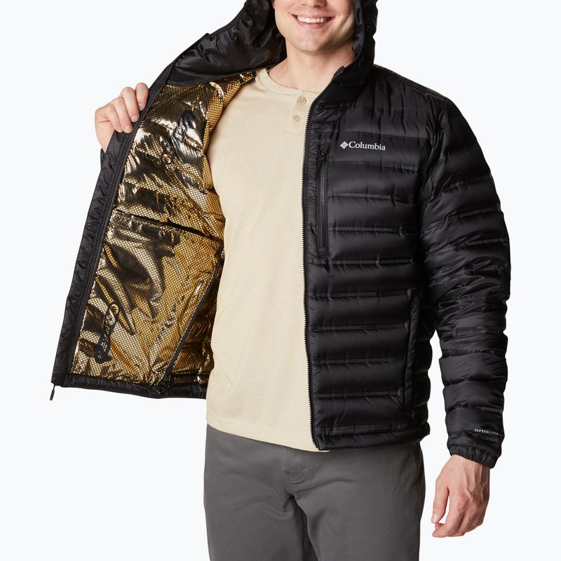 Пуховик чоловічий Columbia Pebble Peak Down Hooded black 10